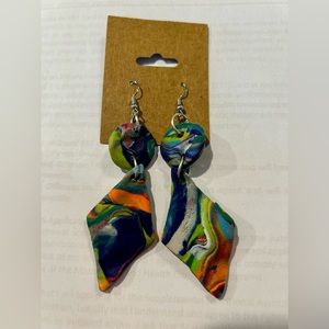 Polymer clay earrings